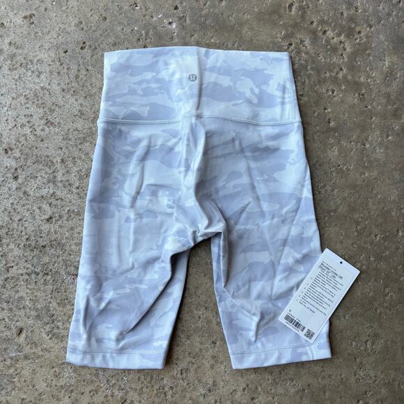Lululemon Wunder Under Short 10" Ribbed Incognito Jacq Alpine W7BO6S 6 - Picture 1 of 1